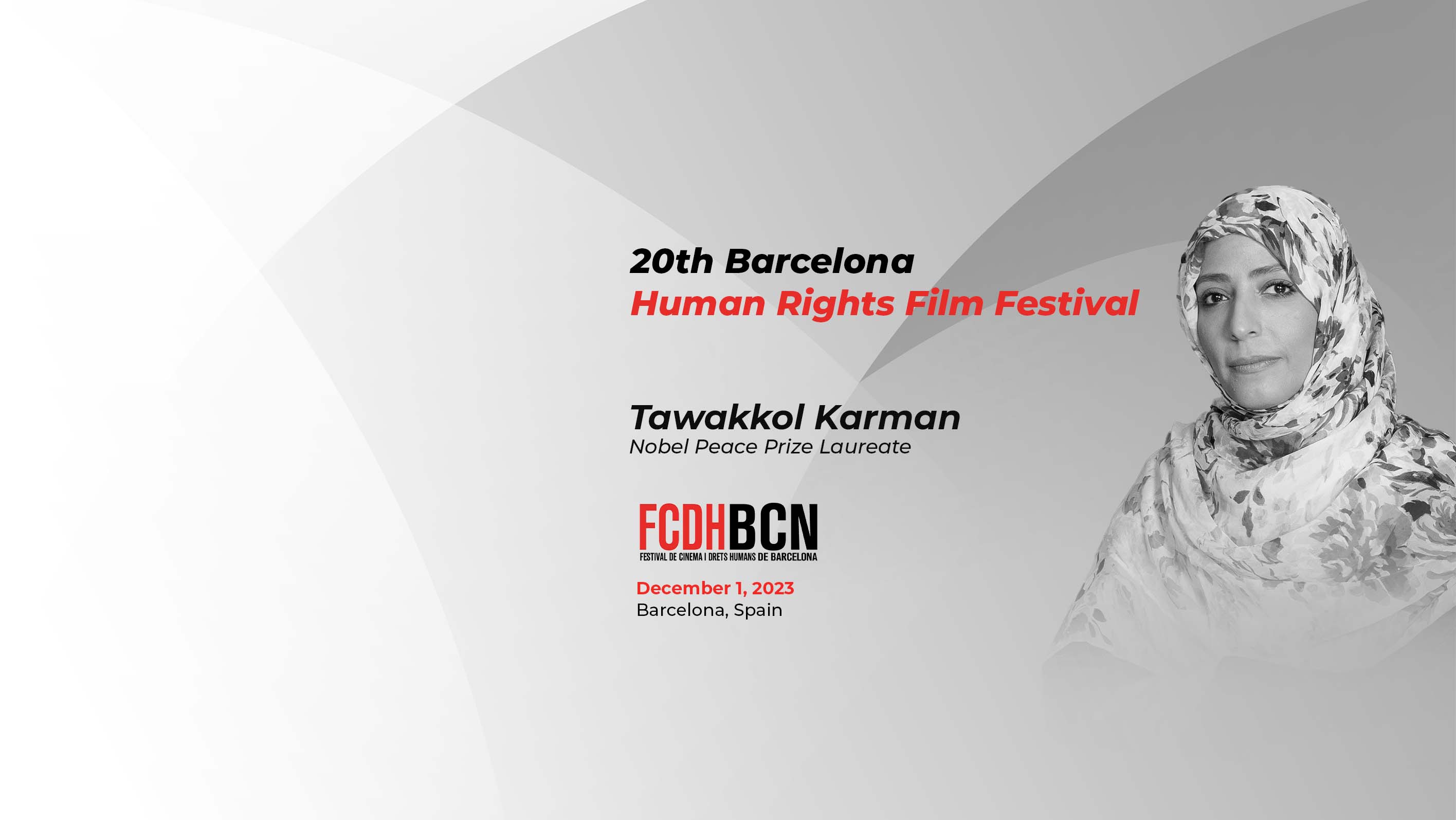 Championing human rights through film: Tawakkol Karman drives change at 20th Barcelona Film Festival